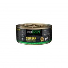 [캔커버 증정] 뉴트라이프 퓨어 캣 소고기 앤 그린트라이프 주식캔 95g