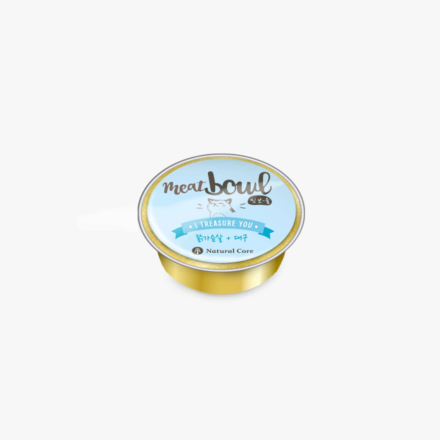 네츄럴코어 밋보울 닭가슴살&대구 캔 30g 6개입